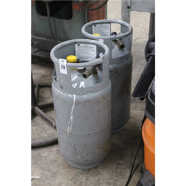 2-Forklift LP Tanks - 2 X $