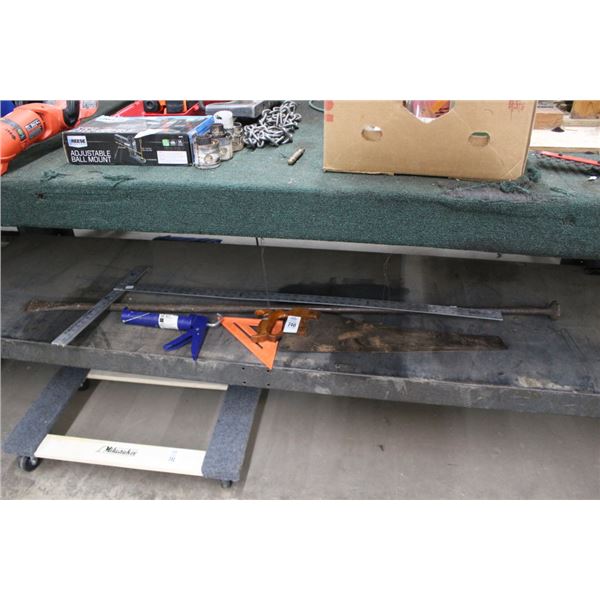 Breaker Bar, Contractor Square, Saw, Chaulk Gun