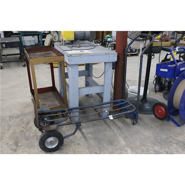 Blue Convertible Hand Truck