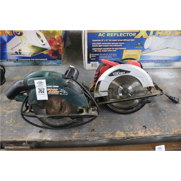 B & D/Hypertough Electric Circular Saws - 2