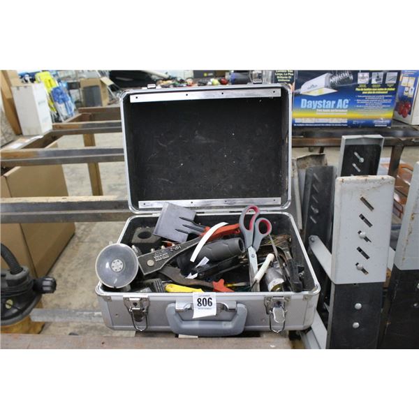 Transport Case, Hand Riveter, Asst. Hand Tools