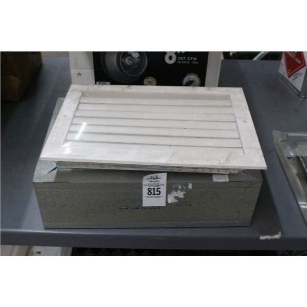 A/C Duct Junction Box w/Grate
