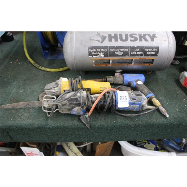 Kobalt Sawzall, Dewalt Grinder, Kobalt Air Chisel