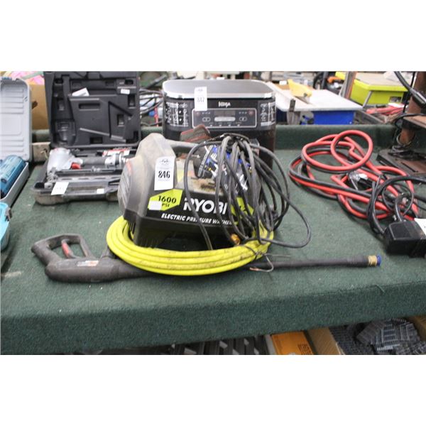 Ryobi  1600  PSI  Electric Pressure Washer, Hose, Gun