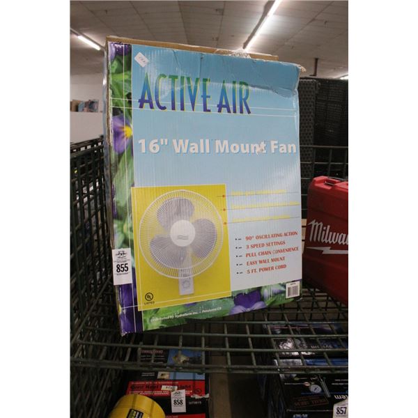 Active Air  16"  Wall Mount Fan