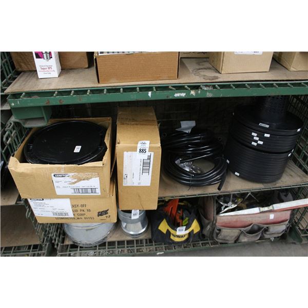 Hydrofarm Planters, Hose, Bucket Lids