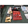 Image 1 : Hand Saws, Rubber Ring Set, Mini Toolbox w/Tools