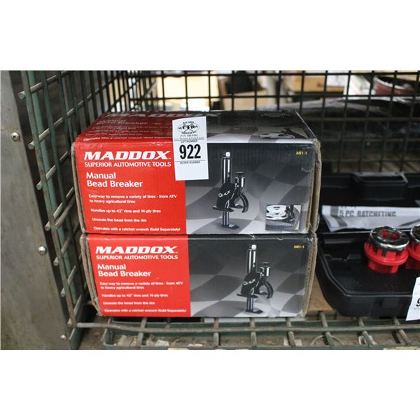 2-Maddox Manual Bead Breaker - 2 X $