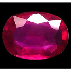 1.45ct Red Pink Oval Cut Natural Ruby Mozambique (GEM-14427)