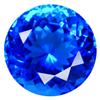 Image 1 : 15.10ct Round Cornflower Blue Quartz (GEM-14510)