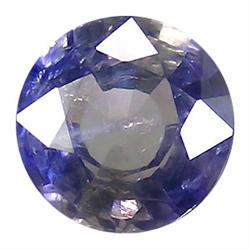 1.92ct Round Cut Purplish Blue Natural Mined Iolite (GEM-14978)