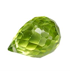 1.6ct Exquisite Briolette Green Peridot (GMR-0929)