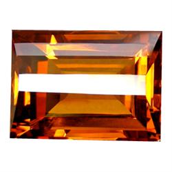 14.4ct Baguette Cut Reddish Orange Citrine (GEM-14729)