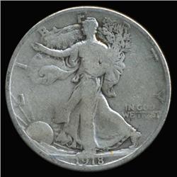 1918S Walking Liberty Half Dollar Better Grade (COI-6323)
