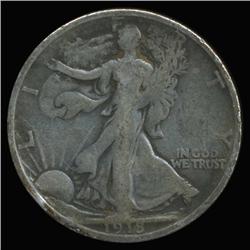 1918D Walking Liberty Half Dollar Better Grade (COI-6324)