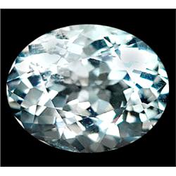 2.10ct Attractive Natural Oval Sky Blue Aquamaline (GEM-8596)