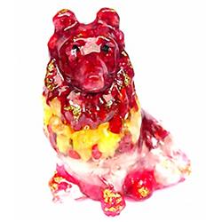 525ct. Dog Statue Fancy Color Sapphire~Topaz  (GEM-3025A)