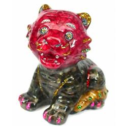 1200ct. Cat Statue Fancy Sapphire~Topaz  (GEM-9745)