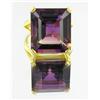Image 2 : 46.45ct Outstanding Ring Emerald Cut Ametrine Size 7.5  (JEW-1569)