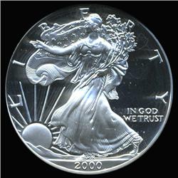 2000W Silver Eagle PROOF Graded GEM PR70 (COI-6274)