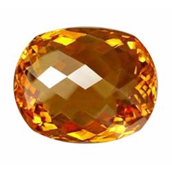 194ct Cushion Facet Golden Yellow Citrine (GEM-19205)
