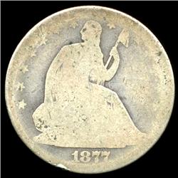 1877 Seated Half Circulated (COI-5847)