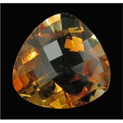 14.15ct Trillon Cut Flawless Natural Full of Fire Imperial Topaz Trillion Appraisal Estimate $3608 (