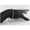 Image 2 : 4+ct Pink Ruby & Diamond 18k White Gold Bracelet (JEW-1477)