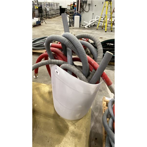 ASSORTED SHORT EPDM RUBBER INDUSTRIAL HOSE LINES