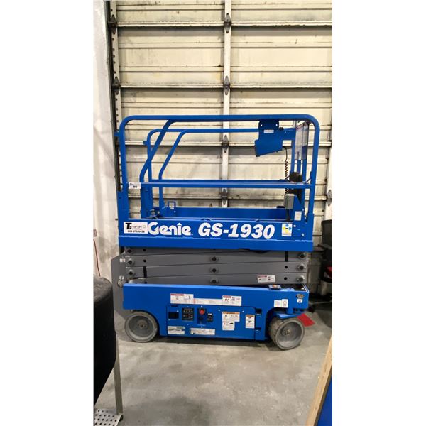 GENIE GS-1930 ELECTRIC SCISSOR LIFT WITH SMARTLINK CONTROL SYSTEM