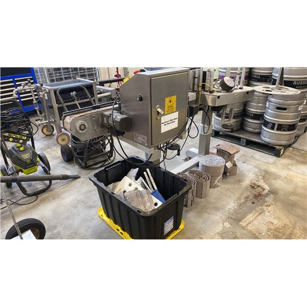 PACK LEADER PL-501 AUTOMATIC PRESSURE-SENSITIVE WRAP-AROUND LABELING SYSTEM