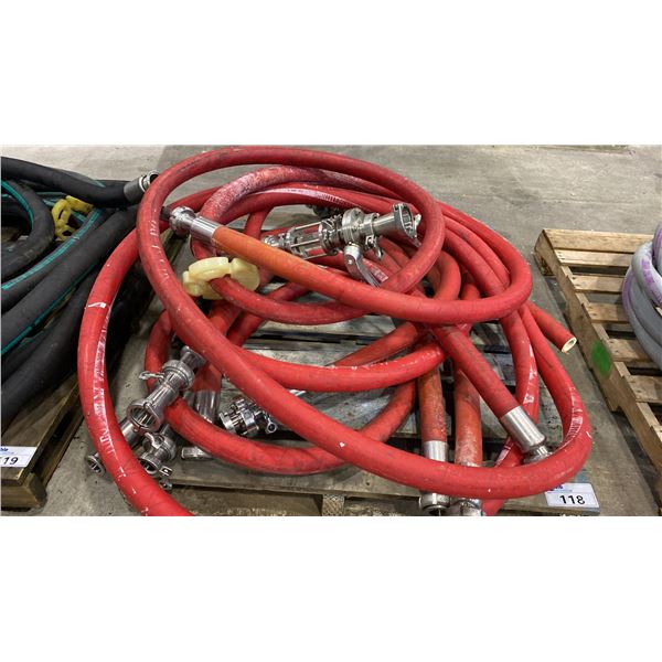 ASSORTED HOSES INCL GREENLINE G1074 RED BREWERS HOSE ASSEMBLY