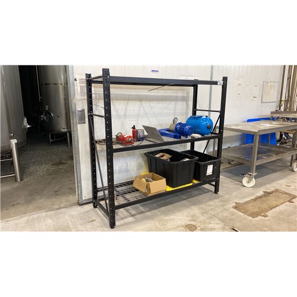 3-TIER METRO RACKING D24" X W72" X H72" - CONTENTS NOT INCLUDED