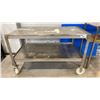 Image 1 : STAINLESS STEEL MOBILE WORK STATION D34" X W60" X H39"