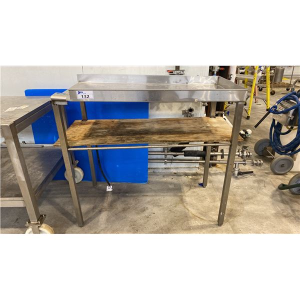 STAINLESS STEEL COMMERCIAL PREP TABLE D24" X W48" X H45"