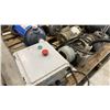 Image 2 : PALLET OF ASSORTED ITEMS INCL PUMPS, MOTOR, ELECTRICAL PANEL AND MORE