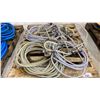 Image 1 : PALLET OF HOSE LINES INCL GAUGES, MICRO MATIC KEG COUPLER, STOP VALVE AND MORE