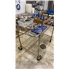Image 2 : 2-TIER UTILITY WIRE CART INCLUDES SANITARY BUTTERFLY VALVES, TRI-CLAMP FITTINGS AND MORE