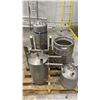 Image 2 : PALLET OF MIXED ITEMS INCL LINE CLEANING KEG, CORNELIUS KEG, SURGE TANK AND MORE