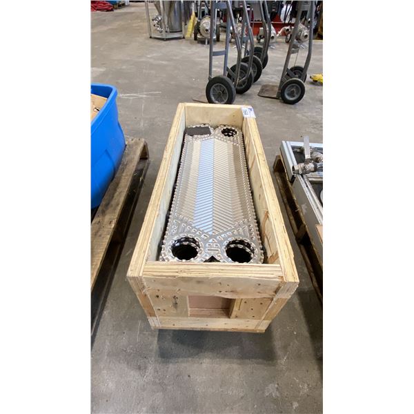 CRATE OF GASKETED HEAT TRANSFER PLATE
