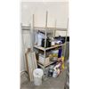 Image 1 : 2 E-Z RECK BEIGE SHELF RACKING UNIT AND CONTENTS  - ASSORTED CHEMICALS AND MISCELLANEOUS