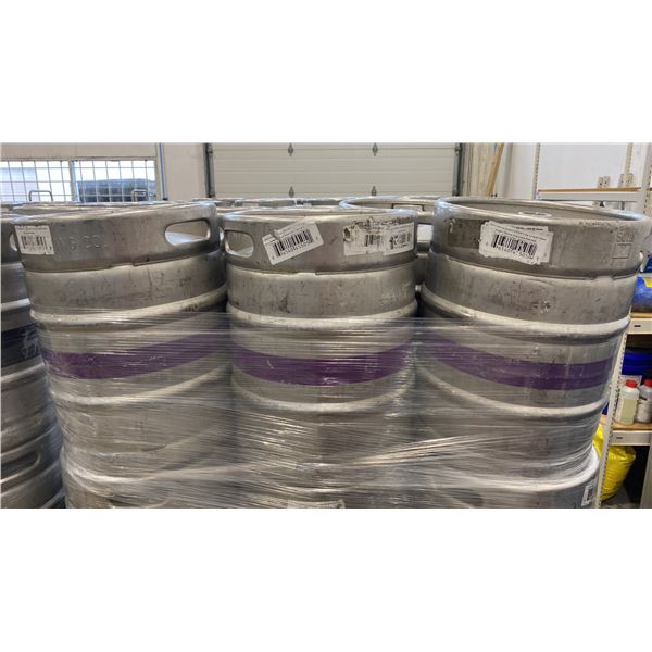 GROUP OF (4) 50 LITRE ALUMINIUM BREWERY KEGS