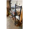Image 2 : BLACK METAL 3 TIER SHELF RACKING UNIT *CONTENTS NOT INCLUDED*