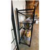 Image 5 : BLACK METAL 3 TIER SHELF RACKING UNIT *CONTENTS NOT INCLUDED*