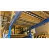 Image 4 : 7 BAYS OF BLUE PALLET RACKING - (9) 16FT UPRIGHTS, (24) 9FT & (4) 12FT SIDE RAILS WITH MOSTLY