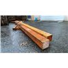 Image 2 : 2 LARGE DOUGLAS FIR WOOD BEAMS NO.1 GRADE 8" X 8" X 20FT LONG
