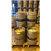 Image 1 : GROUP OF (10) 50 LITRE ALUMINIUM BREWERY KEGS