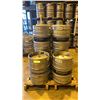 Image 1 : GROUP OF (10) 50 LITRE ALUMINIUM BREWERY KEGS