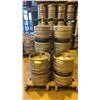 Image 1 : GROUP OF (10) 50 LITRE ALUMINIUM BREWERY KEGS