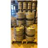 Image 1 : GROUP OF (10) 50 LITRE ALUMINIUM BREWERY KEGS